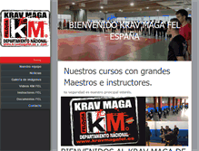 Tablet Screenshot of kravmagafel.com